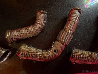 Catless Downpipe BMW M5 F90 / M550i LCI Facelift (Nerez)