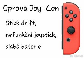 Oprava joy-cony ke konzoli Nintendo switch