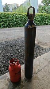 Propanbutanová bomba 10 kg a kyslíková láhev