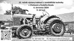 Výstava traktorů Chotouň