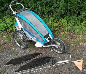 THULE Chariot CX1 (jogging set + cyklo set + miminkovník)