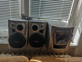 Panasonic reproduktory,rádio a CD ]
