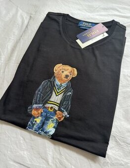 Polo Ralph Lauren black neck crew t-shirt