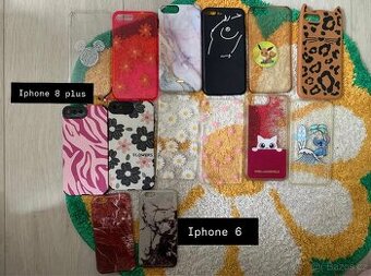 12x kryt na Iphone 8 plus, 2x kryt na Iphone 6