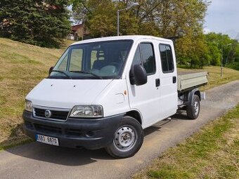 Fiat Ducato 2.8JTD 93kw,Valník,7míst,Double kabina,Nová STK