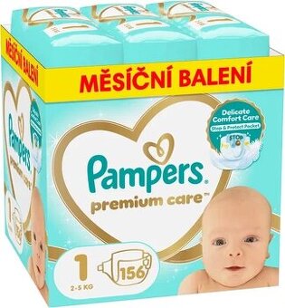 PAMPERS Premium Care vel. 1 (156 ks)