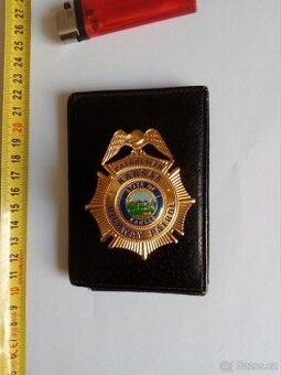 Prodám US odznak policie Kansas