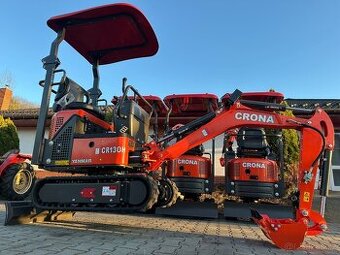 Minibagr CR13OH, 1300 kg, tříválcový motor YANMAR