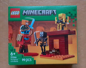 LEGO Minecraft Lávová bitva v Netheru 21266 - použité