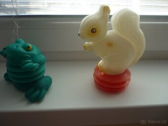 Pískací - retro - staré hračky.