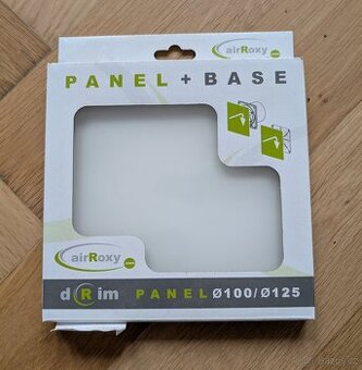 skleněný panel pro ventiláror 100/125 mm (2ks bílá a černá)