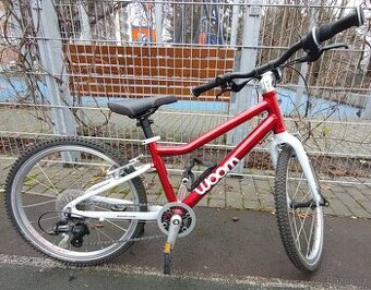 Detske kolo WOOM 4 20" VYROCNI cervena.