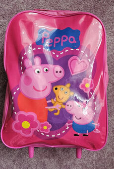 Dětský kufr (batoh) na kolečkách Pepina, Peppa Pig