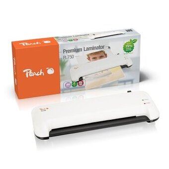 Laminátor Peach PL750, A4, 2x 125mic (PL750) bílý