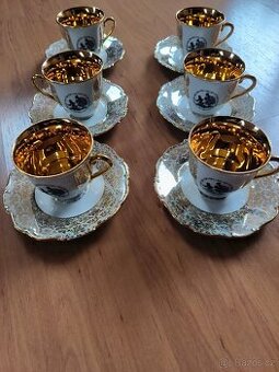 retro hrnek hrníček souprava čajová