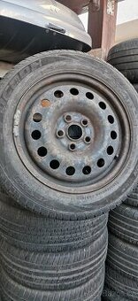 Obutá zátěžová kola na vw, disk 5x112, kola 195/65/16C.