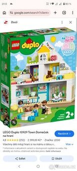 LEGO Duplo 10929 Town Domeček na hraní