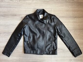 Dívčí koženková bunda vel.140