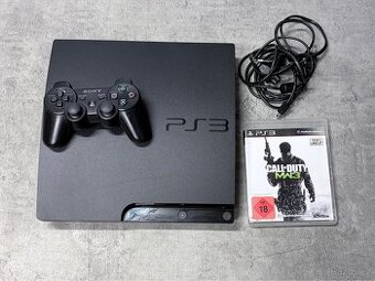 - PS3 Sony Slim Cech-3004B 320GB hra CoD MW3 -