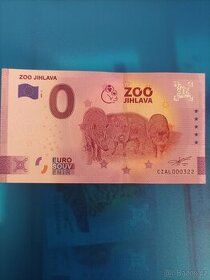 0 euro souvenír Zoo Jihlava rok 2021