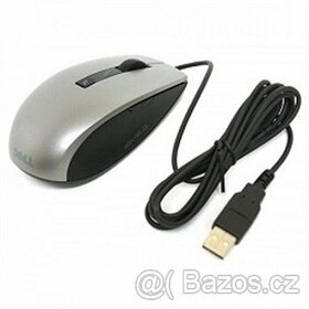 Dell myš USB laserová, drátová 1600 dpi, zánovní