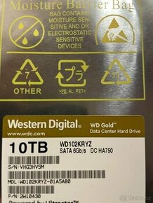 Western digital GOLD 10TB