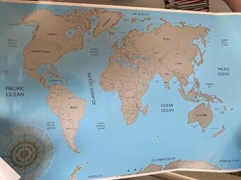 Stírací mapa