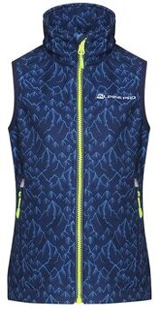 ALPINE PRO dětská softshellová vesta ASKLEPIOSO 2 140 - 146