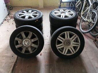 Pneumatiky + disky volkswagen