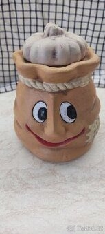Keramický pytlík na česnek - 1