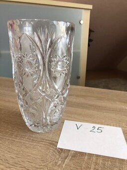 broušené sklo 50 let staré Bohemia glass