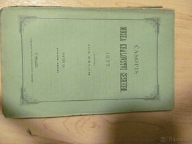 Časopis muzea království českého, ročník 51, 1877, svazek 1