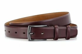 Pánský kožený opasek M3502 o šířce 3,5 cm