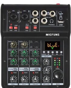 Mix pult-USB/MP3--Bluetooth..