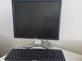 Dell monitor, klavesnice a bedna