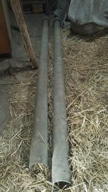 Levně prodám 2 ks - roury průměr 10 cm, délka 3m a 1ks dél - 1