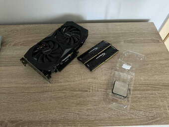 PC komponenty - grafická karta, oparační paměť RAM, procesor