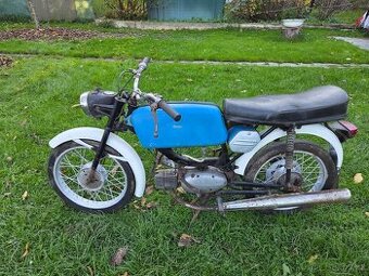 Jawa 23 Mustang bez TP, modrý 8.