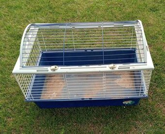 Klec pro malé hlodavce, Ferplast Casita 80, modro/šedá