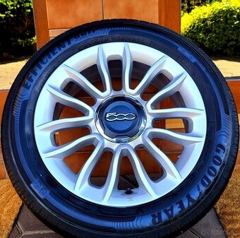 alu R16 5x98, pneu Good Year 205/55, orig. Fiat 500L + TIPO