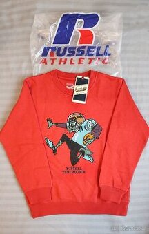Červená mikina Russell Athletic