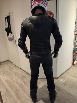 Zánovní 2-dílná kožená kombinéza TTRace, nepadená, vyčištěná