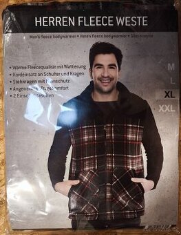 Pánská teplejší fleecová vesta vel. xl
