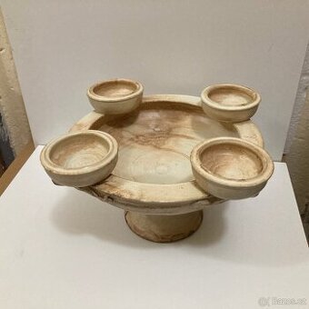 Nový - Keramický adventní svícen