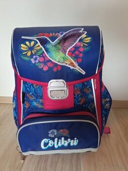 Školní aktovka Oxybag, Colibri, a taškana přezůvky