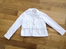 Bílý letní kabátek sáčko Next 128