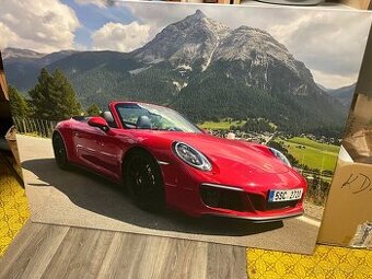 Obraz auta Porsche 120x90cm