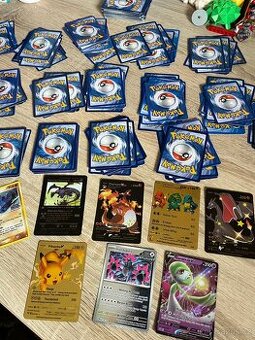 Pokémon karty – Charizard, Pikachu, Gardevoir, Iron Jugulis