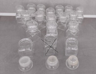 NÁDOBY NA KOŘENÍ/KOŘENKY SKLO