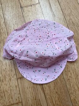 Plátěný klobouk s kšiltem a krytem na krk vel. 50-52